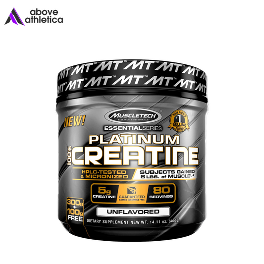 Muscletech Platinum Micronized Creatine Monohydrate Powder Muscle Recovery Builder 80 Servings