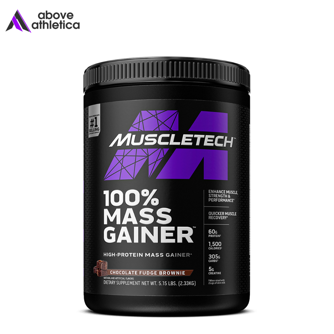 Muscletech 100% Mass Gainer Whey Protein Powder 5.15Lbs Weight Gainer Muscle Growth Supplement