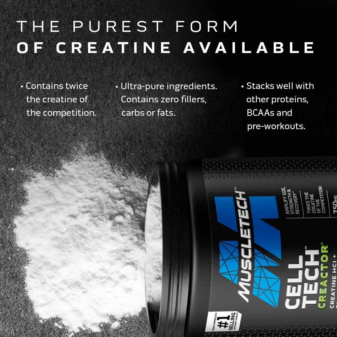 Muscletech Creactor Creatine Hcl Powder 120 Servings