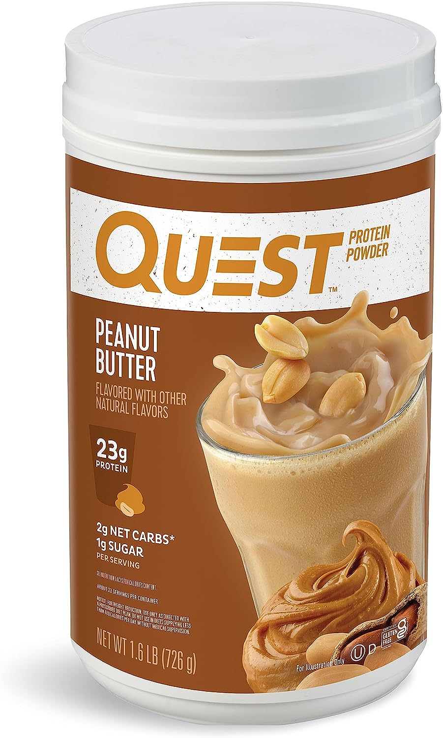 Quest Nutrition Protein Powder 1.6lbs, Low Carb, Gluten Free, Soy Free