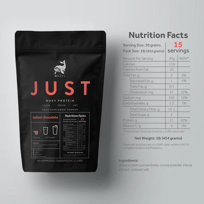 Wheyl Just Whey Protein 1lb Pack - 15 servings