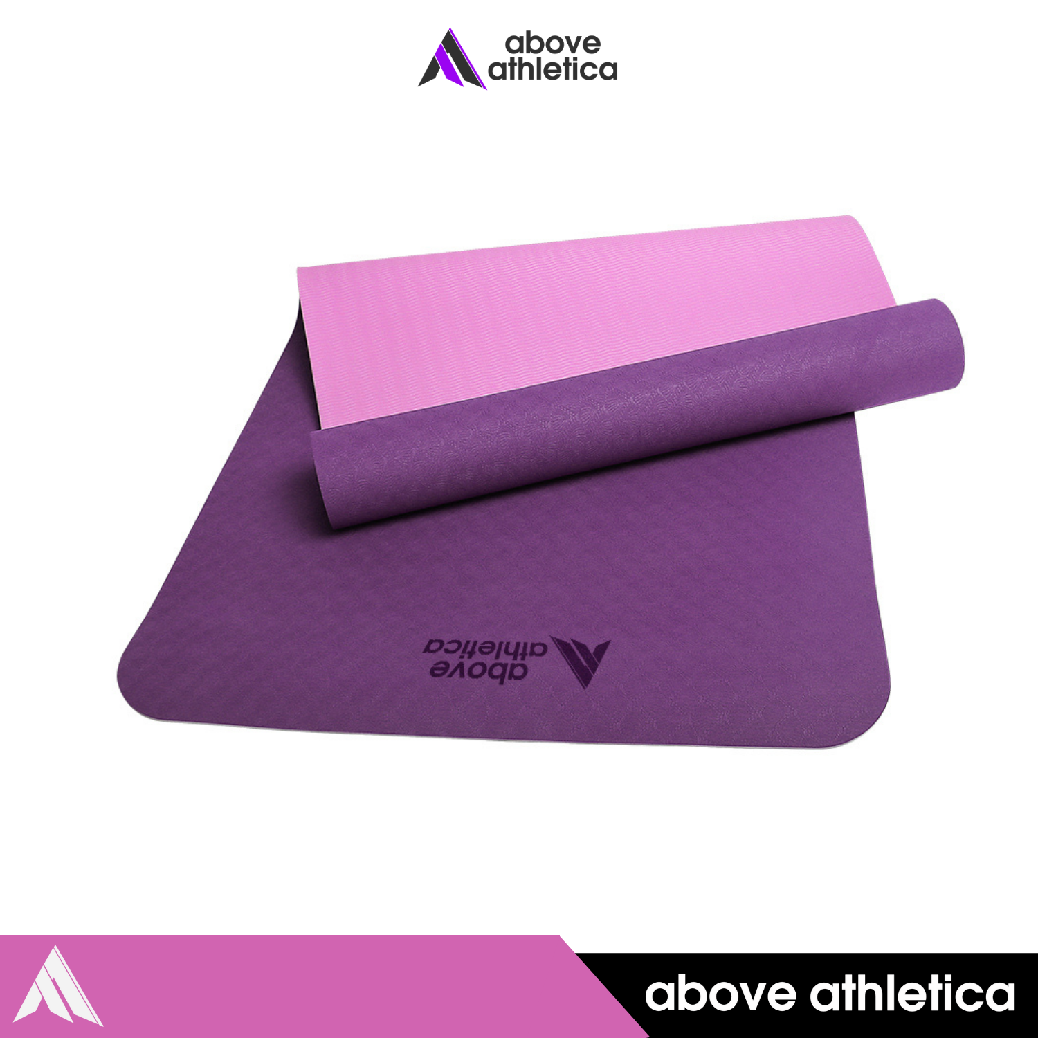 Buy Reebok Purple and Grey 6mm Thickness Yoga Mat